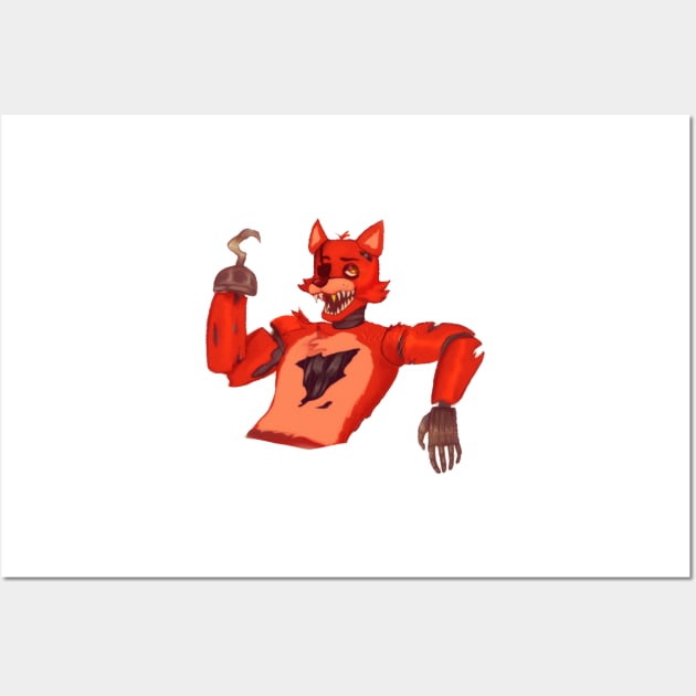 Foxy FNAF Wall Art by secrettps